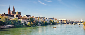 Vue de la ville de Bâle Vue de la ville de Bâle